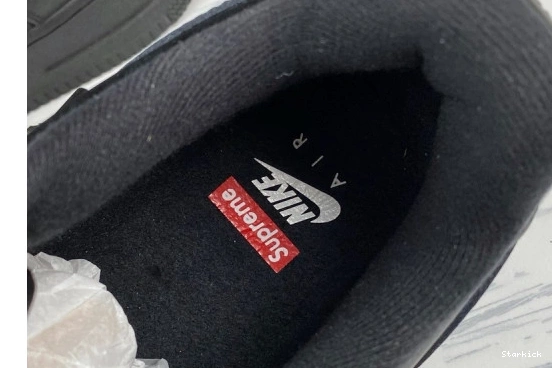 1 Supreme Nike Air Force Black   CU9225-001 Low 0728